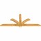 Ekena Millwork Redmond Rough Sawn Timber Gable Bracket, Western Red Cedar, 72"W x 30"H x 2"D x 4"F, 10/12 Pitch GBW072X30X0204RED00RWR - alternate 2